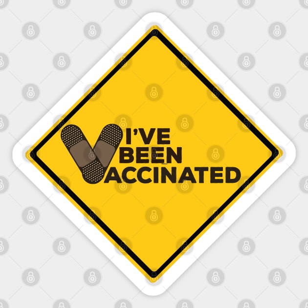 I've Been Vaccinated Sticker by DiegoCarvalho